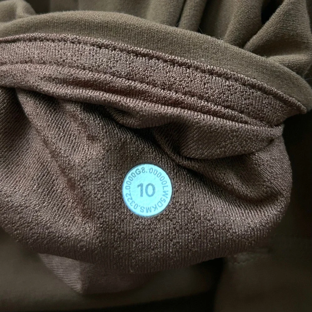 Lululemon Groove Super-High-Rise Flared Pant *Nulu Roasted Brown 10 Gym Athletic